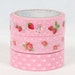 3 Pcs Korea Pretty Polka Dots Sticker Set Translucent Masking Tape beautiful multi-function adornment Tape