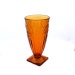 Vintage Glass Set of 6 12 oz Daisy Indiana Glass Amber 1940s