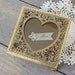 Vintage Heart Jewelry Casket Gold Filigree