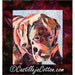 Dog Art Quilt Wall Hanging, 4508-0, Fabric Art Quilt, Applique Wall Quilt, On sale Art Quilt, quilted wall hanging