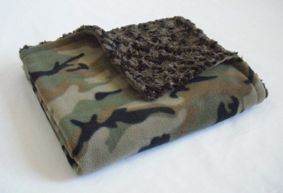 CLOSING SALE Camouflage Baby Blanket Camo Blanket Baby
