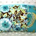 Blue Fall Zip Top Cosmetic Bag