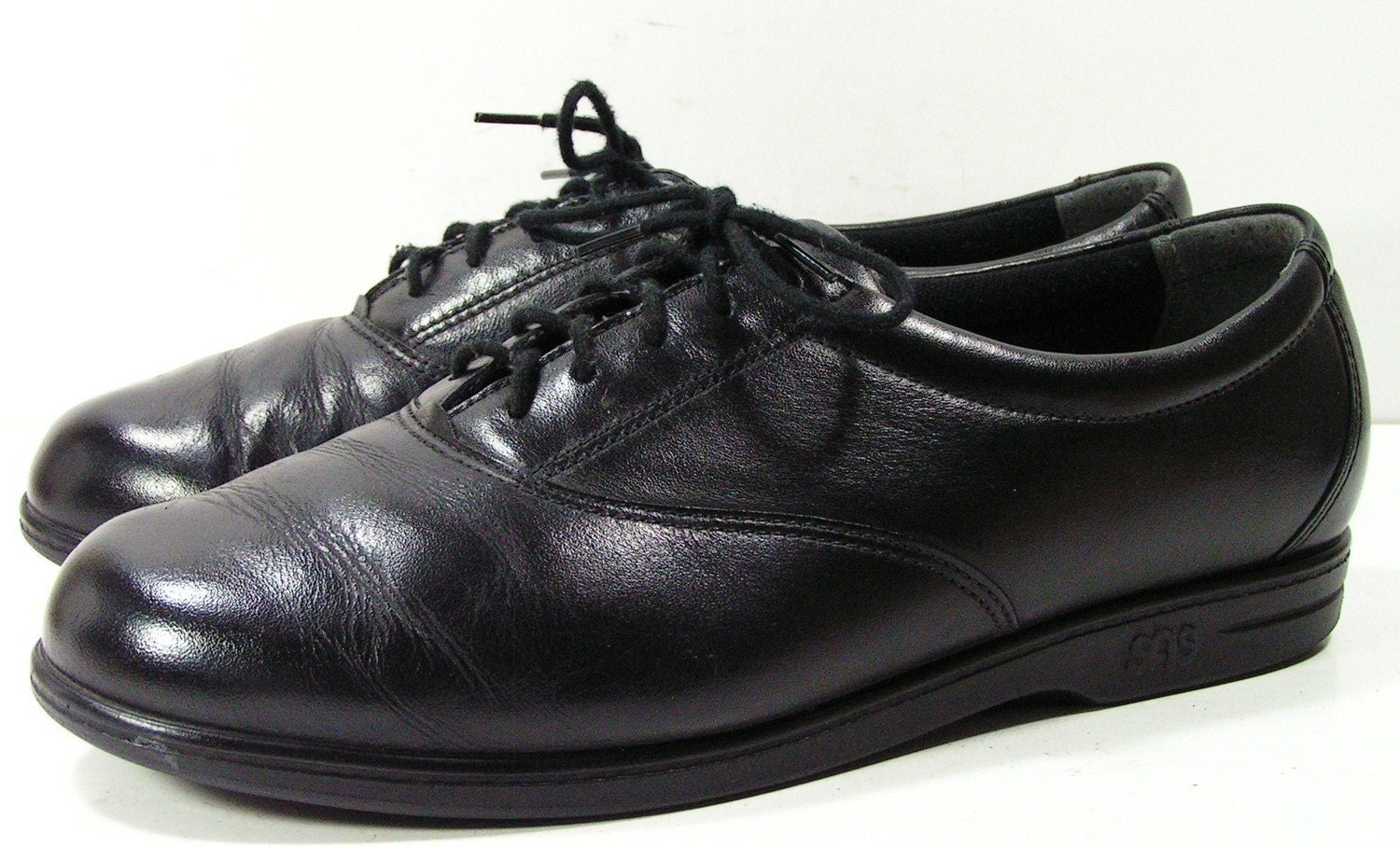 sas tripad comfort shoes womens 9.5 M B black leather walking