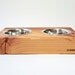 Urban Driftwood Dog Bowl 1 PINT Double Pet Feeder made out of reclaimed Douglas Fir. For Cats and small Dogs