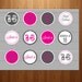 DIY Sweet 16 or any age birthday party cupcake toppers - Printable