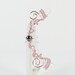 Ear Cuff - Pink, Hematite and Clear Crystal Innocence Fairy