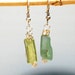 Roman Glass Earrings. Ancient Roman Glass Earrings. Silver Dangles. Aqua, Green, Roman Glass Earrings. Silver Jewelry-,Earrings.
