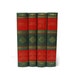 Green with Red Vintage Books by Color Instant Collection of Decorative Books for Wedding Decor, Home Decor, and Photography Prop