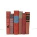 Pink Coral Salmon Collection Vintage Books by Color Instant Collection of Decorative Books for Wedding Decor, Home Decor, and Photography P