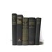 Black Vintage Books by Color Collection Decorative Books for Photography Prop