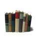 Teal Blue Tan Collection Vintage Books