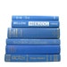 Vintage Blue Decorative Books , Photo Props , Vintage Wedding Decor