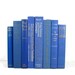 Vintage Blue Decorative Books , Photo Props , Vintage Wedding Decor