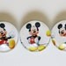 Mickey Mouse Magnet Glass Set of 3