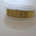 Thin Gold Wire - 26 gauge - 0.4mm - gold color metal - 48 ft