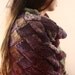 Painted Desert wrap - purple, lime, maroon, white, brown