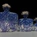 Set of 3 sizes of porcelain slab flower vases
