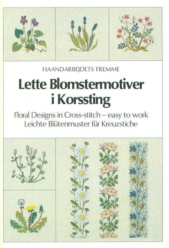 Danish Cross Stitch Haandarbejdets Fremme by patternpeddlerannex