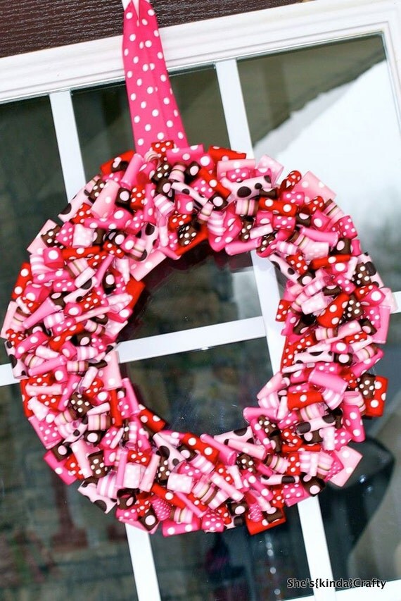 DIY Ribbon Wreath Kit 14 You Pick Colors