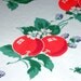 Pretty 1940s Vintage AppleTablecloth 51.5 x 49.75