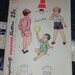 Vintage 1946 Cute Simplicity Pattern 2561 for Boy's or Toddlers Blouse and Shorts Size 1, Chest 20", Waist 19 1/2"