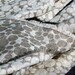 Linen blanket -Soap Bubbles- linen throw, natural linen,