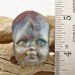 Handmade Raku Doll Face