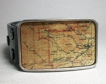 Popular items for Colorado belt buckle on Etsy