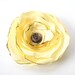 Lemon Buttercream Chiffon Flower Hair Clip // Fall Fashion