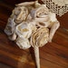 Reserved for ColourSchemes, Beautiful Victorian Bridal Bouquet, handmade of vintage fabrics and lace. FREE Shipping