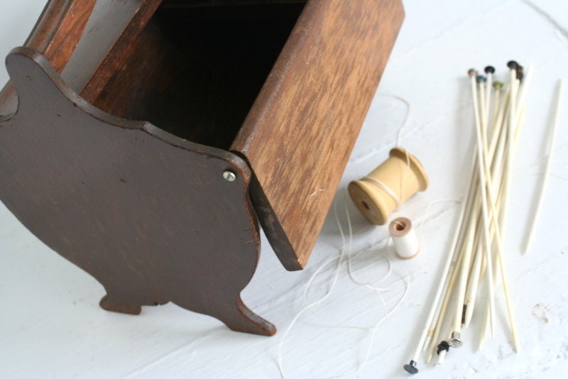 goki wooden sewing box