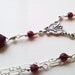 Victorian Blood Drop Garnet Necklace by Quintessential Arts