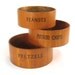 Vintage Pretzel, Chip, and Nut Wood Serving Bowls