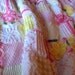 Reserved for alice,Summer Sale, Sweet vintage chenille quilt, pink lemonade,