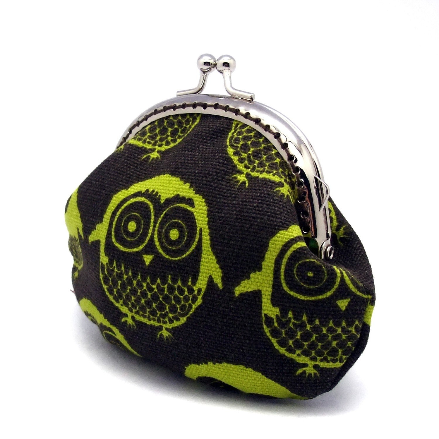 Owls Small clutch / Coin purse S098 by gracefulcrafts on Etsy