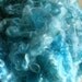 1 Ounce of Kid Mohair Hand Dyed Robins Egg Blue Mohair Locks