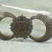 Interesting Vintage French Brass Bracelet with Motif Libertas