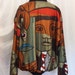 REVERSIBLE Vintage Silk Jacket-Asian Elephants or Picasso Print