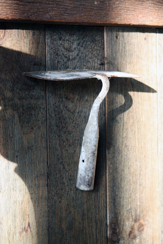 Vintage Gardening Hoe Farmhouse Chic Rustic Primitive