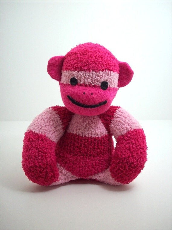 stuffed sock monkey toy