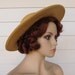 1940s Hattie Carnegie Wide Brim Straw Hat