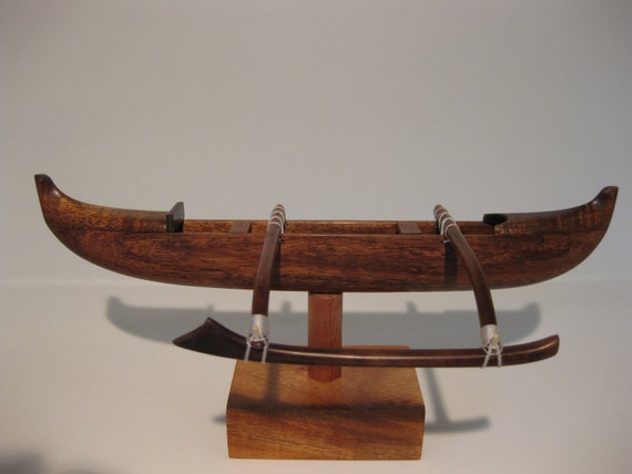 Items similar to Hawaiian outrigger canoe on Etsy