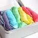 Waldorf-5 Large Play Silks- Rainbow IMAGINABLES Set -- Play Scarves- Natural Pretend Play