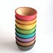 Waldorf- Rainbow -STACK ME- bowls- Montessori- Baby -Toddler Toy-