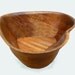 Heart-Shaped Wooden Bowl in Mahogany