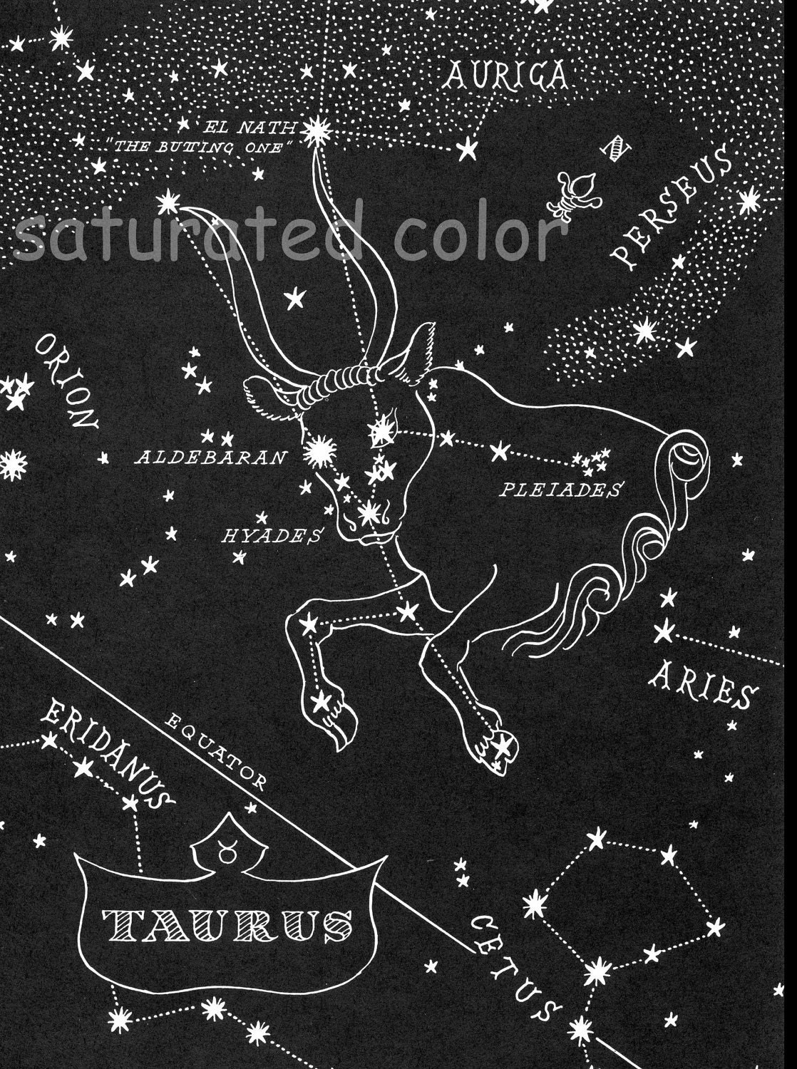 taurus star chart