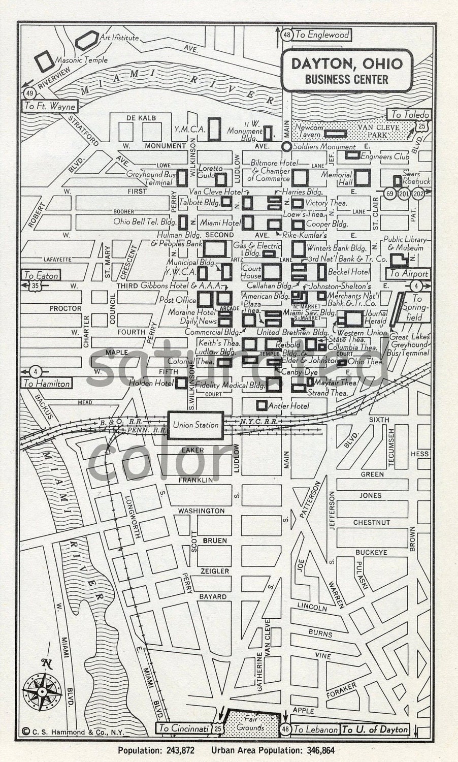 Dayton Ohio Old Maps