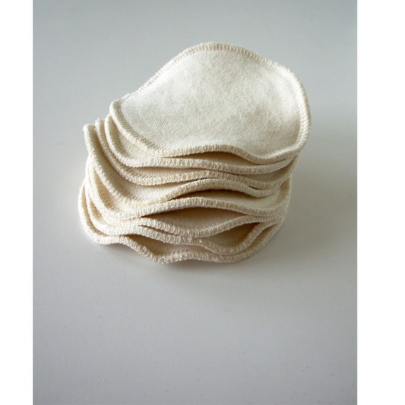 4 Pair of Organic Hemp/cotton nursing pads