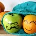 Reusable Produce Bags make Happy Fruit (set of 2) by TrashN2Tees