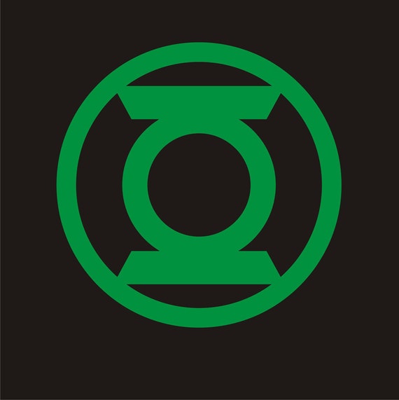 Green Lantern Sticker 3x3 inch